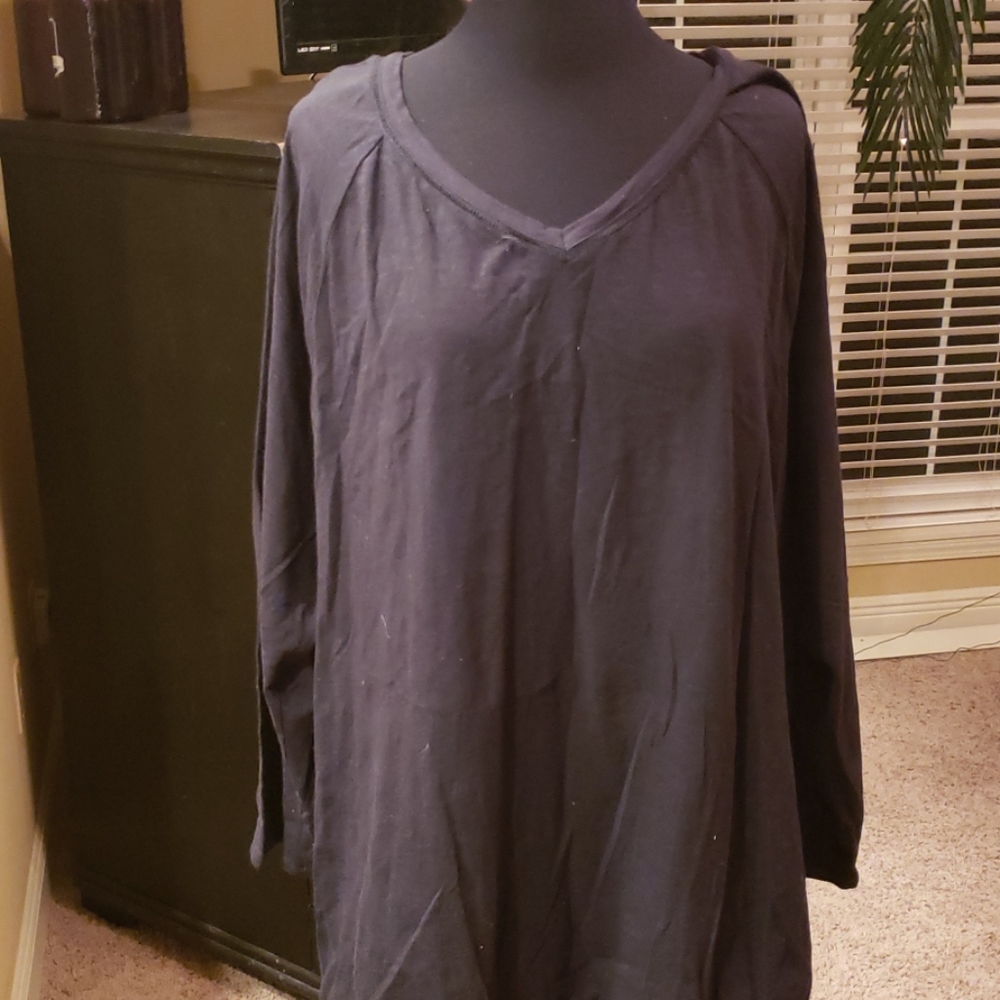 Plus size long sleeve top